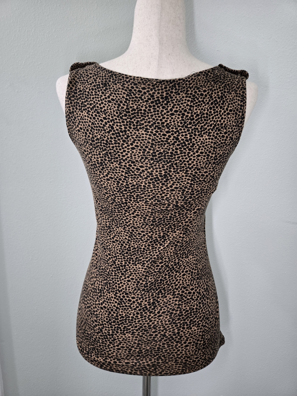 Ann Taylor Leopard Print Blouse - Brown & Black